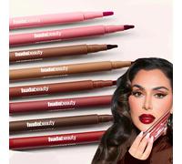 Crayon à lèvres Huda Beauty Nude Mat Imperméable Anti-transfert Rouge Cerise - Stylo Contour des Lèvres Maquillage pour Femme