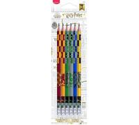Crayon à papier - Harry Potter - Lot de 6 - Multicolore - Bois - Standard