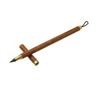 Crayon à papier rechargeable sans encre en bois Everlasting - Pas d'affûtage - Écrivez en douceur - Pour écrire des crayons à croquis - Avec gomme - Pour enfants - Dessiner et esquisser