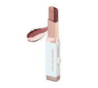 Crayon à paupières dégradé deux tons 2-en-1, crème & pailleté, stylo imperméable longue tenue modulable, facile à estomper pour débutantes, maquillage des yeux naturel quotidien et de soirée (#3)