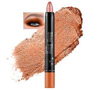 Crayon à paupières Ombre à paupières pailletée Ombre à paupières scintillante Stylo à paupières pailleté Crayon à paupières pailleté Maquillage ultra pigmenté Ombre à paupières poudre (Brun de rêve)