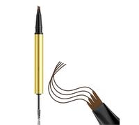 Crayon À Sourcils 4 Pointes Avec Bobine Maquillage Imperméable Et Anti-taches Pour Combler Les Lacunes Sans Couture Et Texture Semblable Celle Des Cheveux Stylo De Des Sourcils
