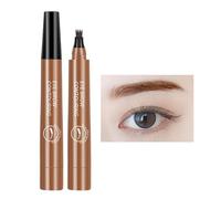 Crayon à sourcils 4 points, crayon à sourcils | Crayon liquide à 4 pointes divisées, crayon à sourcils imperméable, cheveux naturels longue durée, maquillage des sourcils