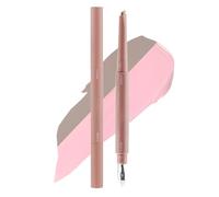 Crayon à sourcils à double tête, fibres de pinceau fines, 2,5 g, contour naturel et surligneur, maquillage de stylo de surligneur, application de précision, pour les femmes de voyage de fête des fille