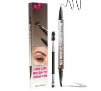 Crayon à Sourcils,Double Pointe 2-en-1 Effet 4D Ultra Résistant - Outil Maquillage Imperméable Idéal Pour Débutants Hommes Experts Beauté Sport Courses Soirée Rencontres Voyage