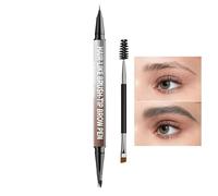 Crayon à Sourcils,Double Pointe 2-en-1 Effet 4D Ultra Résistant | Outil Maquillage Imperméable Idéal Pour Débutants Hommes Experts Beauté Sport Courses Soirée Rencontres Voyage
