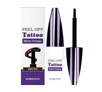 Crayon À Sourcils Liquide En Déchirure, Gel De Couleur Des Sourcils, Gel De Teinte À Sourcils, Application Facile, Longue Durée Et Imperméable, 2,3x2.3x9,6 Cm, Pour Voyager, Maison, Sortie, Vacances