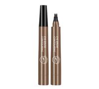 Crayon À Sourcils Magique, Crayon À Sourcils Étanche Avec 4 Pointes Fourchues, 2024 Nouveau Crayon À Sourcils Imperméable, Crayon À Sourcils Précis Avec 4 Pointes Marron Foncé