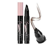 Crayon à sourcils - Pointe multi-dents, duveteuse, longue durée, étanche | 1,4 ml - Crayon à sourcils liquide de précision aux couleurs résistantes, naturellement défini pour un usage
