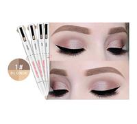 Crayon À Sourcils Rotatif 4 En 1,Étanche,Microblading,Teinte,Maquillage,Cosmétique,Naturel,Longue Durée.01 Blonde.