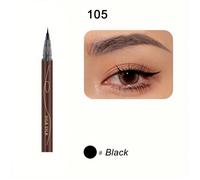 Crayon à sourcils ultra-fin,imperméable,résistant à la sueur,liquide,eye-liner,double usage,durable,art de maquillage-105 Noir