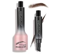 Crayon à Sourcils Waterproof, Crayon Microblading Sourcil, Brosse a Sourcils Angulaire Teardrop, Stylo à Sourcils Longue Durée Anti-taches, Crée Sans Effort des Sourcils D'apparence Naturel(Chocolate)