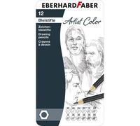 Crayon Artist Color EBERHARD FABER étui métal 12 pièces