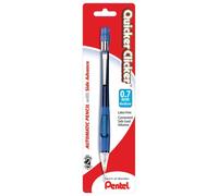 Crayon automatique Pentel Quicker Clicker 0,7 mm Corps transparent Couleurs de corps assorties La couleur peut varier 1 paquet (PD347BP-K6)