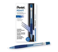 Crayon automatique Pentel Quicker Clicker, mine 0,7 mm, corps bleu transparent, bo te de 12 (PD347TC)