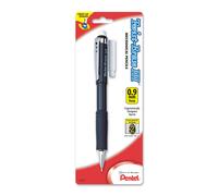Crayon automatique Pentel Twist-Erase III avec 1 recharge de gomme 0,9 mm, barils assortis, 1 paquet (QE519BP-K6)