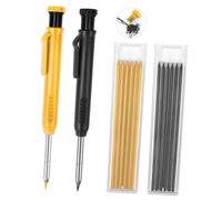 Crayon automatique professionnel à pointe longue en métal pour le marquage des trous profonds sur le travail du bois et l ' ingénierie Crayon de haute précision Stylo marqueur pour trous profonds