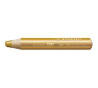 STABILO Crayon WOODY 3 en 1 Extra large Or