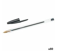 Crayon Bic Cristal Noir Original [50 Unités]