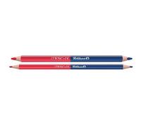 Crayon bicolore fin, rouge/bleu