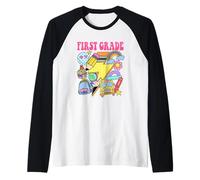 Crayon Bus Scolaire Aventure de première année Manche Raglan