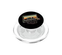 Crayon Cassette rétro années 80 Musique Nostalgie PopSockets PopGrip pour MagSafe