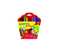 Crayon cire - Giotto - Maxi - Lot de 10 - Lavable - Résistants - Incassables