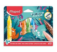 Crayon cire JUNGLE fever JUMBO, étui en carton de 12