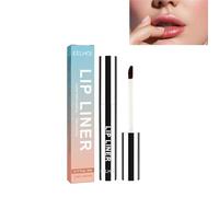 Crayon contour des lèvres amovible, lignes de lèvres Plump Lip Liner Montrez que la couleur des lèvres ne diminue pas le maquillage Peel Off Lip Liner Concealer Cernes (marron clair)