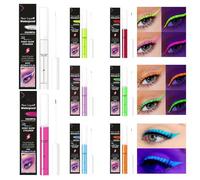 Crayon contour des yeux | 8 couleurs lumineuses | Imperméable pour le travail, les voyages, les fêtes, le quotidien, les mariages, les événements à la maison, en plein air, pour femmes et filles