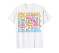 Crayon Coquette Noeud 1er Jour Scolaire Rentrée Scolaire T-Shirt Graphique avec Valeur