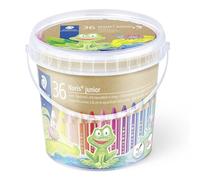 Crayon couleur staedtler buddy 140 3 en 1 + 3 taille-crayons classpack 36 unités