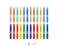 Crayon de bain lavable pour, facile à saisir, stylo coloré pour gribouillage et anniversaire, Halloween, maquillage pour le visage, peintures corporelles pour