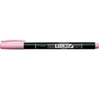 Tombow Stylo pinceau Fudenosuke pastel pour papier noir, rose pâle