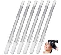 Crayon de cartographie des sourcils blancs, 6 pcs 5, 9 pouces étanche à mappage de fronts, marqueur front portable pour le tatouage maquillage la peau