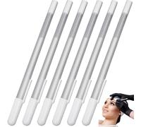 Crayon de cartographie des sourcils blancs, 6 pcs 5, 9 pouces étanche à mappage de fronts, marqueur sourcils portable pour le tatouage maquillage la peau outils outils