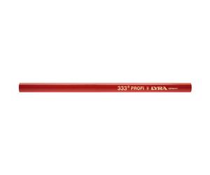 CRAYON DE CHARPENTIER 333 LYRA ROUGE 24 CM EN BOÎTE DE 100 - 4332103