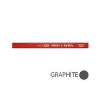 Crayon de charpentier universel 18cm 338 PROFI HB LYRA