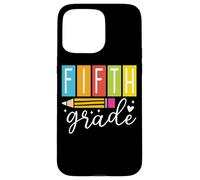 Crayon de cinquième année en forme de cœur scintillant Coque pour iPhone 15 Pro Max