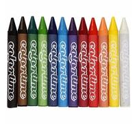 Crayon De Cire Colortime, Épaisseur 11 Mm, Couleurs Assorties, 12 Assorti