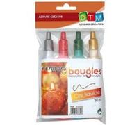 Crayon de cire liquide pour bougie - 4 pièces - DTM G