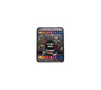 Posca Crayon de cire PASTEL KPA100 – étui métallique – 24 G