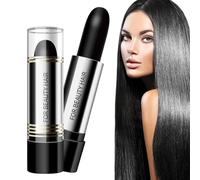 Crayon de coloration instantané pour cheveuxcoloration temporaire cheveux,Pinceau correcteur temporaire imperméable pour cheveux et barbe,retouche racines cheveux,cire colorante cheveux (Noir)