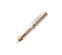 Crayon de coloriage - STABILO woody 3in1 - crayon de couleur à l'unité - Blanc titane