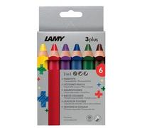 Crayon de couleur 3-en-1 3plus, étui carton de 18