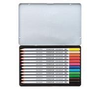 Crayon de couleur aquarellable karat assorti - x12
