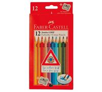 Crayon De Couleur Aquarellable Triangulaire Jumbo - Etui De 12