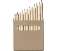 Crayon de couleur "Artemaa" pack de 12 PF4153 (taille unique) (Naturel)