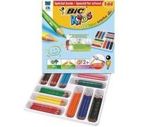 Crayon de couleur Bic Evolution Triangle - Pack scolaire de 144 Crayons de couleur assortis G
