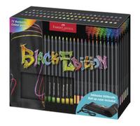 Crayon de couleur Black Edition, étui-rouleau